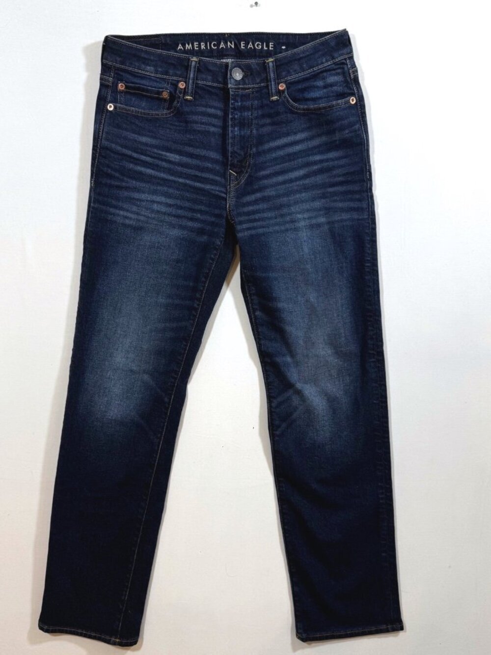 American Eagle Original Straight Jeans Dark Wash Men 29x30 DenimCasual Everyday
